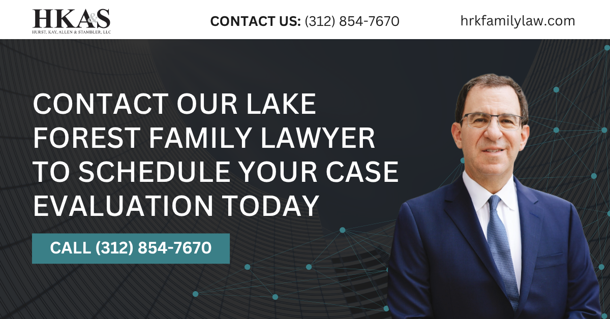 Lake Forest Family Lawyer - contact infographic